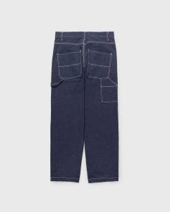 Highsnobiety HS05 Pantalon De Charpentier En Toile Sechee Au Soleil, Marine | Pantalon