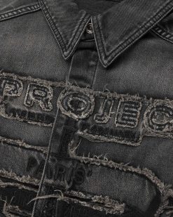 Y/Project Chemise En Jean Paris' Best Patch Noir | Chemises