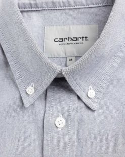 Carhartt WIP Chemise Braxton M/S Charbon/Cire | T-Shirts