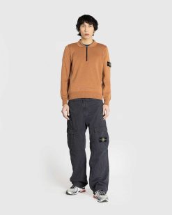 Stone Island Polo Tricot Rouille | Tricots