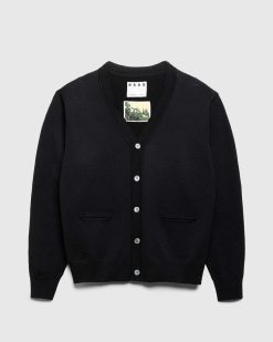 Highsnobiety HS05 Cardigan En Maille Poly Noir | Tricots