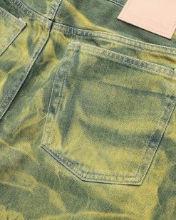 Acne Studios Jean Coupe Ample 2021 Jaune/Bleu | Pantalon