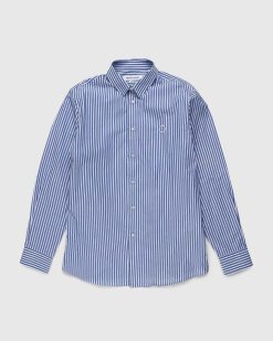 Trussardi Chemise En Popeline De Coton Blanc | Chemises