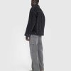 Acne Studios Pantalon En Toile Patch Gris Carbone | Pantalon