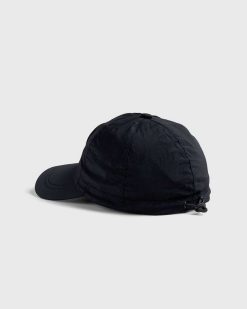 Stone Island Casquette A Six Panneaux Noire | Chapeaux