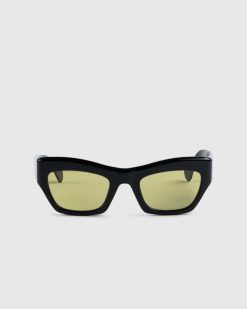 Port Tanger Ayreen Acetate Noir/Olive Chaude | Des Lunettes De Soleil