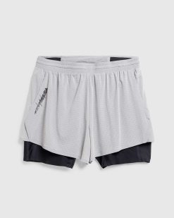 Y-3 Collant Court Running Gris/Noir | Shorts