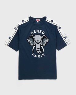 Kenzo Kenzo Elephant T-Shirt Ajuste Bleu Nuit | T-Shirts