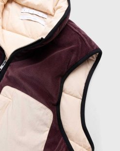 RANRA Gilet Undir Bordeaux/Cafe | Vetements D'Exterieur