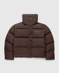 Acne Studios Doudoune Marron Cafe | Vetements D'Exterieur