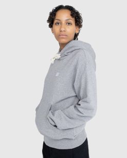 Acne Studios Sweat A Capuche Logo Visage Gris | Sueurs