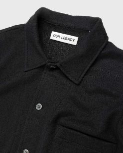 Our Legacy Chemise A Manches Courtes Box Boucle Noire | Chemises