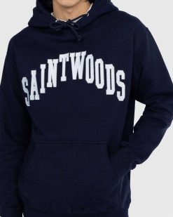 Saintwoods Sweat A Capuche Arch Marine | Sueurs