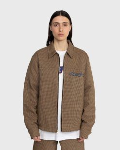 Noon Goons Veste Pied-De-Poule Banned Marron | Vetements D'Exterieur