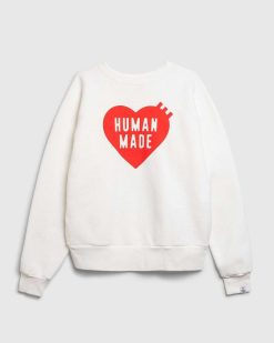 Human Made Sweat Logo Blanc | Sueurs