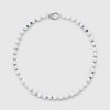 Hatton Labs Chaine De Perles De Cristal Degrade Argent/Blanc | Bijoux