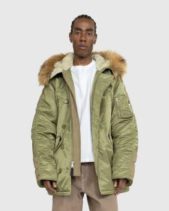 Alpha Industries Parka N3B Dusty Olive Drab | Vetements D'Exterieur