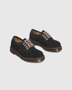 Dr. Martens 8053 Daim A Poils Longs Noir | Chaussures