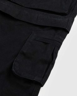 Entire Studios Cargo Rigide Noir | Pantalon