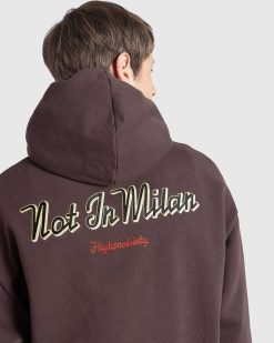 Highsnobiety Pas A Milan Sweat A Capuche Marron | Sueurs