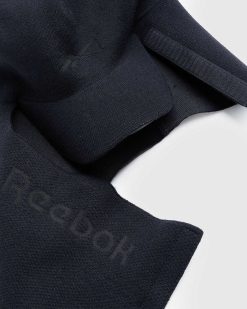 Reebok Bonnet Masque En Tricot Noir | Accessoires D'Hiver