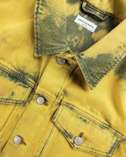 Dries van Noten Veste En Jean Vuskin Citron Vert | Vetements D'Exterieur