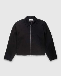 Our Legacy Mini Veste Laine Peignee Noir | Vetements D'Exterieur