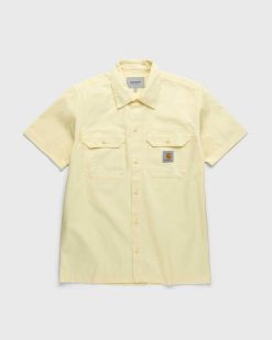 Carhartt WIP Chemise Master Jaune Doux | Chemises