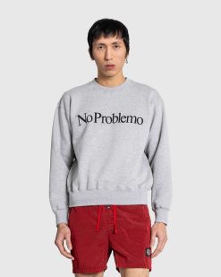 Aries Sweat No Problemo Gris Chine | Sueurs