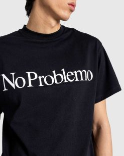 Aries No Problemo Ss Tee Noir | T-Shirts