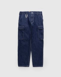 Human Made Pantalon Cargo En Jean Indigo | Pantalon