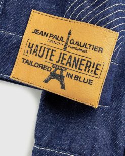 Jean Paul Gaultier Veste En Jean Avec Surpiqures Contrastees Inspire De Madonna Indigo/Tabac | Vetements D'Exterieur