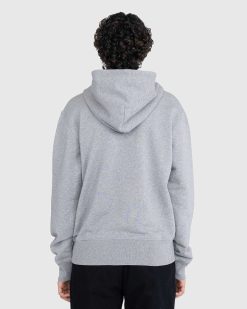 Acne Studios Sweat A Capuche Logo Visage Gris | Sueurs