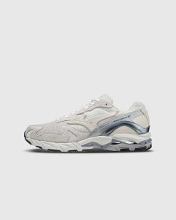 Mizuno Wave Rider 10 Blanc/Gris/Tradewinds | Baskets