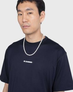 Jil Sander T-Shirt Logo Noir | T-Shirts