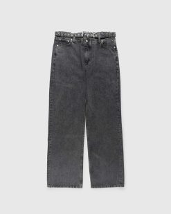 Y/Project Evergreen Y Ceinture Jeans Vintage Noir | Pantalon