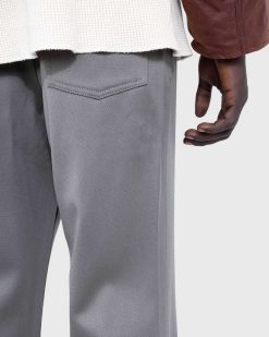 Our Legacy Laine Exquise Gris Taupe Coupe Annees 70 | Pantalon