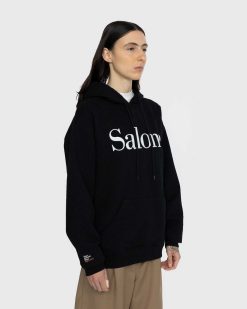 Salone del Mobile Sweat A Capuche Logo Noir | Sueurs