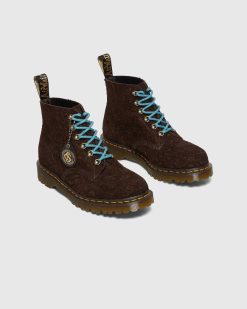 Dr. Martens 101 Botte Daim Marron Fonce | Bottes