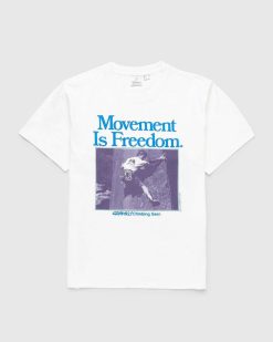 Gramicci T-Shirt Mouvement Blanc | T-Shirts