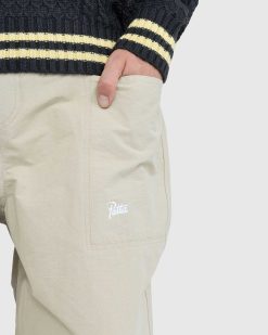 Patta Chino Tactique Ceinture Poivre Blanc | Pantalon