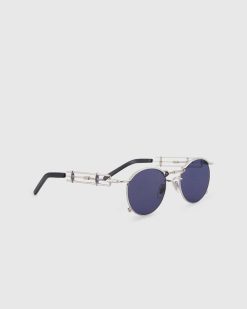 Jean Paul Gaultier 56-0174 Lunettes De Soleil Pas De Vis Argent | Des Lunettes De Soleil