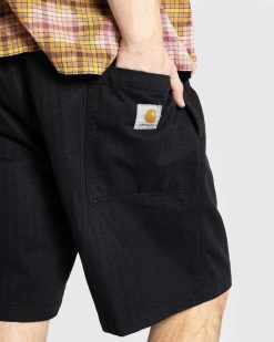 Carhartt WIP Short Rainer Noir/Teint En Vetement | Shorts