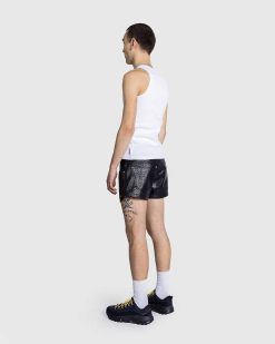 GmbH Short Rim Faux Croco Noir | Shorts