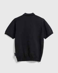 Highsnobiety HS05 Polo En Maille Poly Noir | T-Shirts