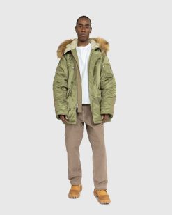 Alpha Industries Parka N3B Dusty Olive Drab | Vetements D'Exterieur