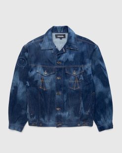 Ahluwalia Veste En Jean Signature Indigo | Vetements D'Exterieur