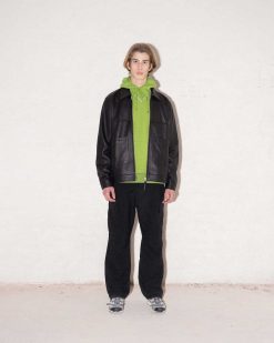 Highsnobiety Veste En Cuir Vert Olive | Vetements D'Exterieur