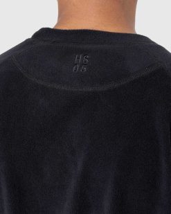 Highsnobiety Pull Polaire Raglan Noir | Sueurs