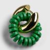 Éliou Boucle D'Oreille Verte Telly A85 | Bijoux